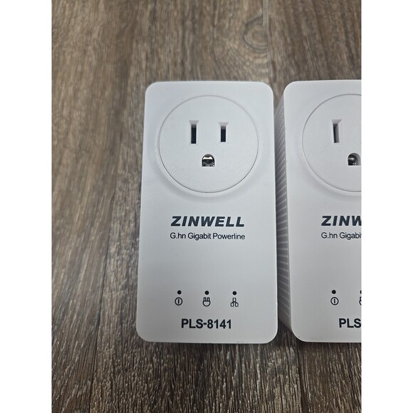 PLS-8141 PLS-8171 Pair Zinwell G.hn Gigabit Powerline Ethernet Adapter Vivent - Picture 2 of 7